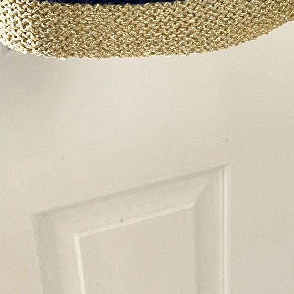 New Lily Pulitzer Sweater Navy Blue with Gold - Picture 4 of 5